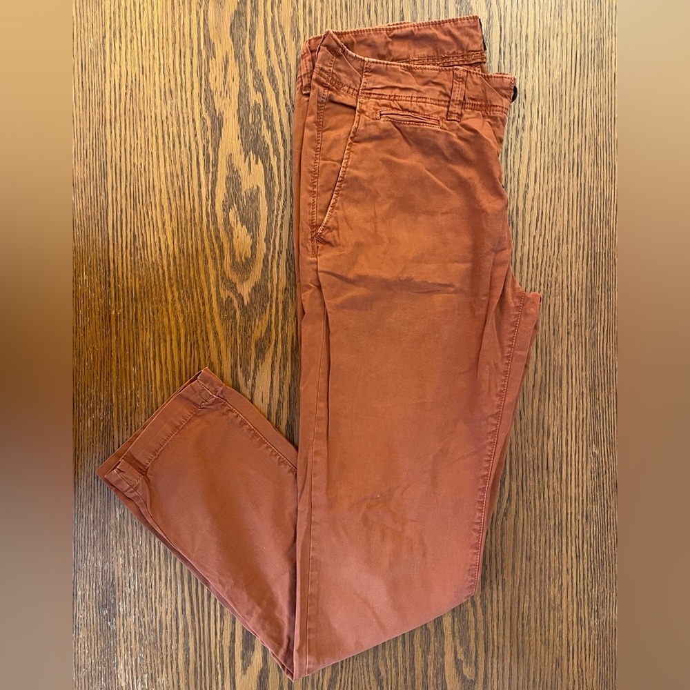 American Eagle Outfitters Men's Rust Chinos